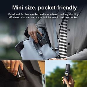 Vente d'usine <span class=keywords><strong>Ausek</strong></span> 2026 : Caméra de vlogging de poche 6K, Caméscope numérique WiFi 350 °   Zoom numérique rotatif, écran tactile - Product Image 5