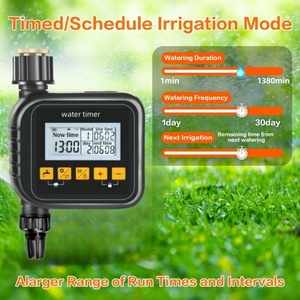Automatic Outdoor Garden Irrigation <b>Timer</b> Plastic Watering Controller for Efficient Outdoor Plant Care - Product Image 3
