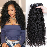 Vente en gros de mèches de cheveux humains vierges indiennes birmanes bouclées pixie, cuticules alignées, super double trame, extensions de cheveux vierges, fournisseurs