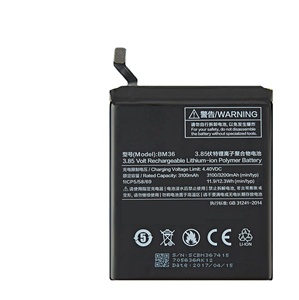 Batterie de téléphone portable Li-polymère, compatible avec Xiaomi Mi5S Mi5SPlus Mi5X <span class=keywords><strong>BM36</strong></span> 5000-6000mAh 3.8V - Product Image 1