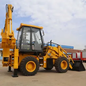 Mesin Konstruksi 2.5 Ton Backhoe Loader utilitas Diesel 4wd atv traktor Loader untuk dijual EURO5/EPA mesin opsional