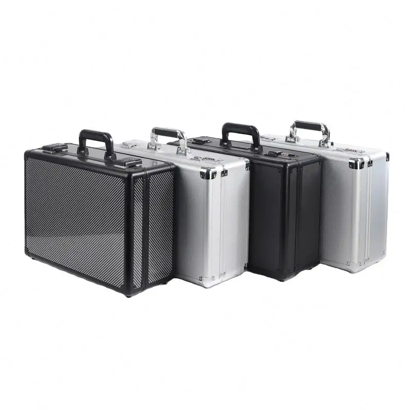 Kotak penyimpanan alat aluminium, koper penyimpanan profesional murah kustom, sampel gratis