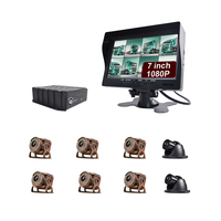Sistema de Monitoreo de Seguridad CCTV MDVR de 8 Canales con HDD y SSD, Cámara para Autobús Escolar, DVR Móvil