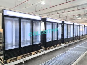 Réfrigérateur commercial d'affichage de porte en verre 1800L <span class=keywords><strong>Lg</strong></span> réfrigérateur de refroidissement de ventilateur de refroidisseur de vin de boisson de stockage avec le compresseur de marque - Product Image 5