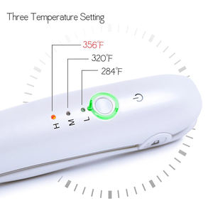 Piastra per Capelli Mini da Viaggio Ricaricabile Senza Fili con Rivestimento in Ceramica, Display LED della Temperatura, Controllo tramite App USB, 18W - Product Image 5