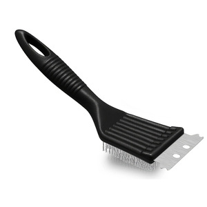 Spazzola <span class=keywords><strong>per</strong></span> Pulizia Barbecue 2 in 1 con Raschietto, Spazzola Resistente <span class=keywords><strong>per</strong></span> Pulizia BBQ, <span class=keywords><strong>per</strong></span> Campeggio e Cucina all'Aperto, Extra Forte (OEM/ODM) - Product Image 6