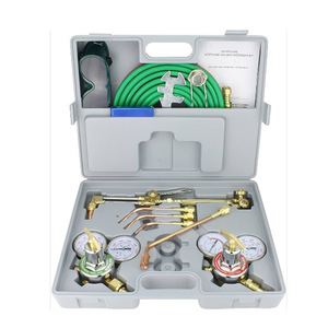 Juego de herramientas portátiles de soldadura y corte con oxígeno y acetileno VICTOR HARRIS con adaptadores para soldar - Product Image 3