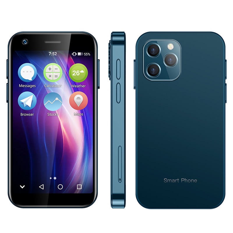 Портативный мини-смартфон SOYES XS12 4G телефоны 3 Гб 64 ГБ Android мобильный телефон с батареей 1250 мАч