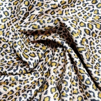 Maßgefertigter 100% Polyester Modischer Schlangen- und Leopardenmuster Kunstwildleder-Stoff für Taschen, Schuhe, Spielzeug, Kleidung, Futter und Polsterung