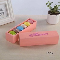 Personnalisé 4 6 12 24-Cookie Chocolat Macaron Plateau en plastique imprimé UV Durable Emballage Tiroir Boîte pour la présentation de cadeaux alimentaires