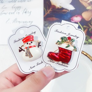 Produsen Mewah Hadiah Selamat Natal Pohon Rusa Kutub Enamel Bros Pakaian Dasi Syal Kancing Pin Lencana Bros Kustom - Product Image 5