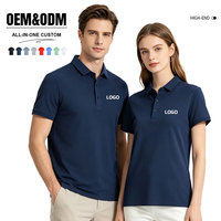 Polo de Golf Antiarrugas de Nailon y Elastano, Unisex, con Sensación Fresca, Elástico, con Logotipo Impreso sin Costuras