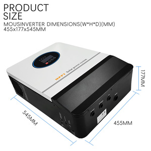 Sistema Solar Híbrido de 10 kW de Baja Frecuencia, Fuera de la Red, Bifásico, con Controlador de Carga MPPT - Product Image 5