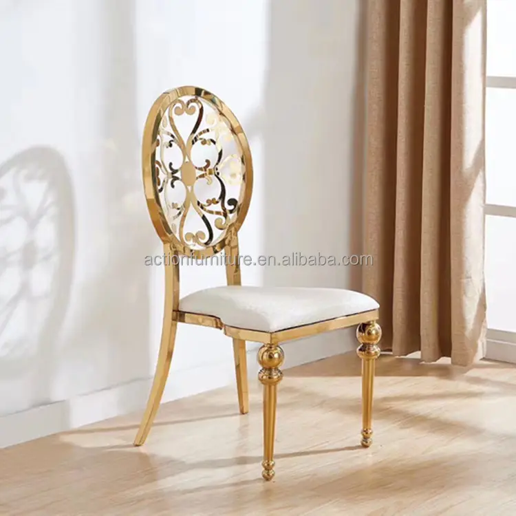 Роскошные современные круглые стулья с задними спинками, стулья для банкетных вечеринок, мероприятий в саду, стулья, обеденные стулья современного дизайна