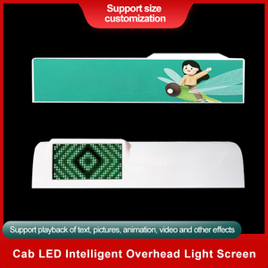 จอแอลอีดีสำหรับติดบนหลังคารถแท็กซี่ P8กลางแจ้งหน้าจอแสดงผล LED กันน้ำระดับ HD กระดานเลื่อนโฆษณารถแท็กซี่กล่องไฟ - Product Image 2