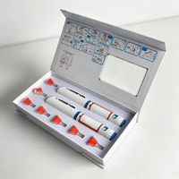 Boîte rigide personnalisée en gros avec fenêtre transparente et inserts spéciaux pour l'emballage de kits de stylos injecteurs