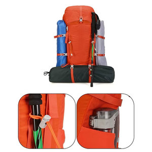 Custom Multifunction Waterproof Trekking Rucksack Mountaineering Travel Camping Sport Adventure <strong>Bag</strong> Pack 50L <strong>Hiking</strong> Backpack - Product Image 5