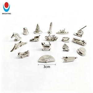 Mini Gettoni Metallici con Forme Carine, Vari Stili (Auto, Barche, Animali), in Lega di Zinco, Combinabili Liberamente per Componenti di Giochi da Tavolo - Product Image 3