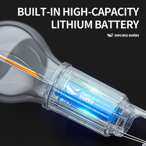 Lámpara de Camping LED Smiling Shark, Luz Cálida, Recargable por USB, Portátil, para Exteriores - Product Image 4