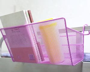 Paniers de rangement de chevet <span class=keywords><strong>lit</strong></span> de dortoir autre panier de rangement suspendu treillis métallique étagères d'angle de bureau boîtes de rangement organisateur - Product Image 3