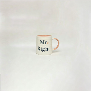 Set di Tazze per Coppie <span class=keywords><strong>Mr</strong></span> <span class=keywords><strong>Right</strong></span> & Mrs Always <span class=keywords><strong>Right</strong></span>, 2 Tazze da Caffè in Ceramica, Regalo per Matrimonio, Fidanzamento, Addio al Nubilato - Product Image 4