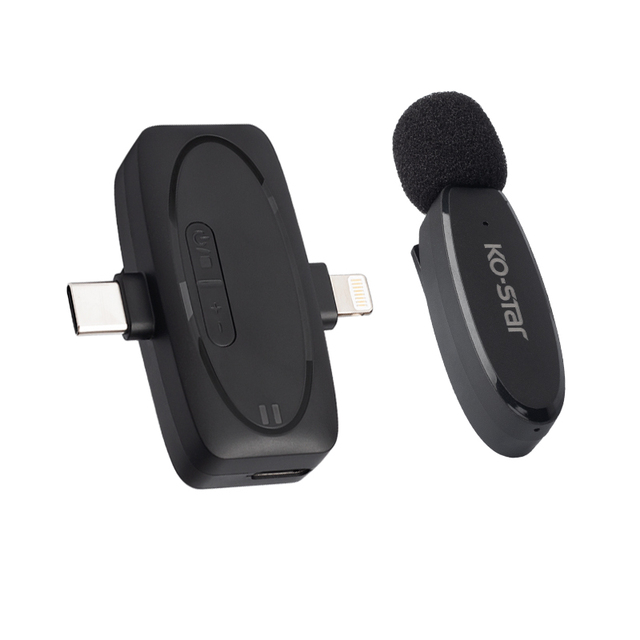 Studio Recording Portable Wireless Microphone Lapel Wireless Conference Lavalier Podcast Mini Microphones