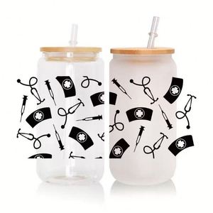 Uvdtf สติกเกอร์ติดถ้วยน้ำ16ออนซ์ป้ายคริสตัลสีแดงสำหรับวันวาเลนไทน์การพิมพ์สกรีนลายการพิมพ์แบบนิ่มพิมพ์ลายข้ามพรมแดน - Product Image 1