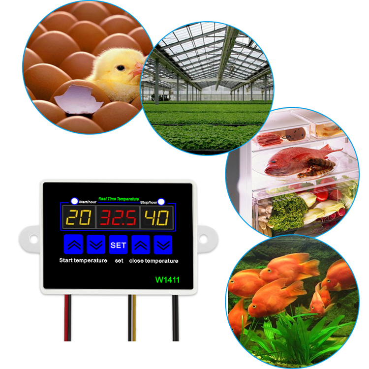 Factory Cheap Price ZFX-W1411 Controller Digital Display Sensor Temperature Range -55-120 Thermostat