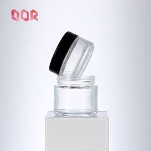 1oz 2oz 3oz 4oz 5oz 6oz Luxury Clear Empty Cosmetic Face Cream Serum <b>Body</b> SHEA <b>Scrub</b> Butter Glass Jars Airless Glass Jars - Product Image 4