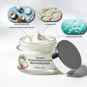 Crema Humectante Reparadora <span class=keywords><strong>de</strong></span> Barrera Cutánea con Ceramida y Escualano <span class=keywords><strong>para</strong></span> Piel Sensible, Marca Privada - Product Image 2