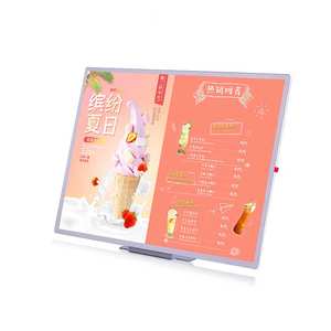 Caja de luz iluminada para <span class=keywords><strong>cartelera</strong></span>, caja de luz delgada Led publicitaria, marco de señal, menú, póster de película, pantalla de caja de luz ultrafina - Product Image 2