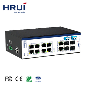 Thâm Quyến Bán Hot Kim Loại Shell 8 Cổng Gigabit Quang <span class=keywords><strong>Bypass</strong></span> L2 Quản Lý PoE Ethernet <span class=keywords><strong>Switch</strong></span> Với 2 Gigabit BT90W Cổng - Product Image 2