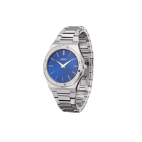 Jam tangan logo kustom 3ATM jam tangan pria, jam tangan tali baja tahan karat sangat tipis modis suasana sederhana Quartz