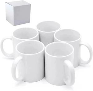 Taza <span class=keywords><strong>de</strong></span> Cerámica Blanca <span class=keywords><strong>de</strong></span> Porcelana <span class=keywords><strong>de</strong></span> 11 oz con Logotipo Personalizado, Taza <span class=keywords><strong>de</strong></span> Cerámica Blanca para Sublimación Navideña, <span class=keywords><strong>Tazas</strong></span> <span class=keywords><strong>de</strong></span> Café - Product Image 3
