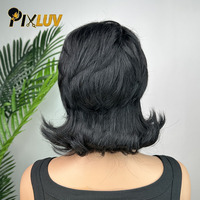 Perruque Courte Bob en Cheveux Humains Naturels, Sans Lacets, Cheveux Vierges Vietnamiens Bruts, Pré-Pluckée, Faite à la Machine, Sans Colle, Prête à Porter, Vente en Gros Direct Usine