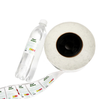 Manchon thermorétractable en BOPP sensible à la chaleur, imprimé UV, autocollant adhésif pour bouteilles de boissons personnalisables - Vin, Jus