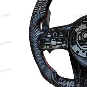 Approvisionnement en gros de cuir en fibre de carbone neuf pour volant de <span class=keywords><strong>Mercedes</strong></span>-Benz G500 et autres modèles - Product Image 2