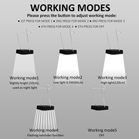Lampe de table solaire, lampe de camping LED d'extérieur, lampe portable rechargeable sans fil pour jardin, patio, décoration de la maison