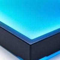 Panneau LED RGB 50x50cm étanche pour éclairage paysager arc-en-ciel, idéal pour les festivals modernes, les places publiques et les dalles de parcs