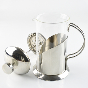 French Press <strong>Coffee</strong> Press Stainless Steel <strong>Coffee</strong> <strong>Plunger</strong> with Carafe Holder Teapot Press - Product Image 3