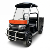 Véhicule utilitaire électrique tout-terrain à quatre roues motrices avec auvent, série mini-bus, fourni directement par l'usine
