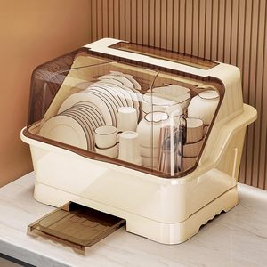 PP Plastic <b>Storage</b> Rack for <b>Kitchen</b> & Household Baby Tableware <b>Storage</b> <b>Box</b> for Food Bottles Bowls Chopsticks - Product Image 1
