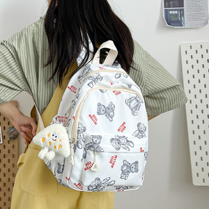 Little Bear Student <b>Backpack</b> 13 Inches Animal Pattern Girls School Bag For Primary And Junior High Students - Product Image 4