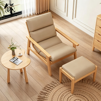 Sofá de estilo rústico de madera y tela, nuevo diseño, muebles para sala de estar, fabricado en China, precio bajo, personalizable, en stock, dropshipping.