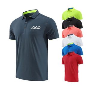 Polo-shirts personnalisés pour hommes en polyester à séchage rapide, pour le sport, le golf, le travail et les événements professionnels, vente en gros - Product Image 1