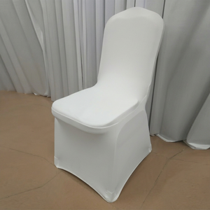 Wholesale White Spandex Banquet <b>Chair</b> <b>Cover</b> Slip <b>Cover</b> <b>for</b> Wedding Banquet Event Rental Bulk - Product Image 1