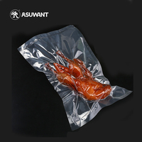 Bon prix personnalisation Sacs de compression sous vide transparents en plastique d'emballage alimentaire en PE