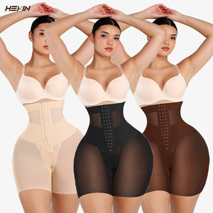 Hexin Seamless Bbl Shorts Cintura alta Hip Enhancer Body Shaper Bragas Pantalones cortos Muslo más delgado con cremallera Entrepierna - Product Image 1