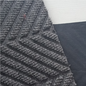 Gran oferta de patrón de absorción de agua Noni-slip 100% PP hule Hotel puerta de entrada mat - Product Image 5