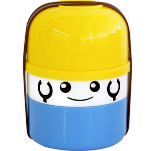 Bangduo Nordic Plastic Round Bento <b>Box</b> Microwave Safe <b>Lunch</b> <b>Box</b> With Strap For Adult Student Cartoon Design - Product Image 4